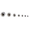 170Pcs Acorn Nuts Dome Head 304 Stainless Steel Caps Nut