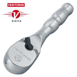 CRAFTSMAN V-SERIES Ratchet, 3/8 Inch Drive, 96-Tooth, Stubby (CMMT86320V)