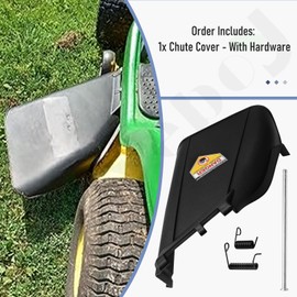 Braveboy Chute Cover with Hardware GY20647 Compatible with Jo-hn Deere 42” Mower Deck AM126397 EZTRACK Z225 Z235 GY20647 for L/GX/X/LT/LS Series L105 L107 L118 L110 LA125 LA135
