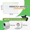 60 Pack Cat Litter Box Liners for Meo Want SC01,