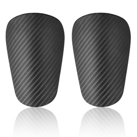 2 Pcs Mini Football Shin Pads, Small Football Shin Guards, Mini Soccer Youth Kids Shins Pads Guards Pad for Boys Girls Teenagers Kids (Black-2PCS-8cm*5cm)