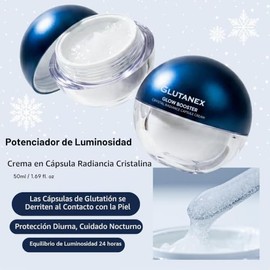 GLUTANEX GLOW BOOSTER® (REVISA QUE SEA CUENTA DE VENDEDOR EMPORTMX) Crema facial Despigmentante, Reparadora, Hidratante, Antioxidante con Glutatión, G