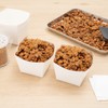 Restaurantware Bio Tek 4.3 x 4.3 x 3.2 Inch Snack