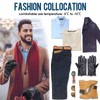 Winter Sheepskin Leather Gloves For Men, Thermal Cashmere Lining Touchscreen