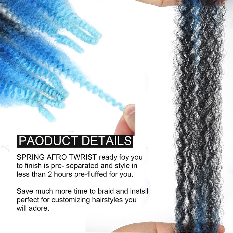 Springy Afro Twist Hair 16 inch Marley Twist Braiding Hair