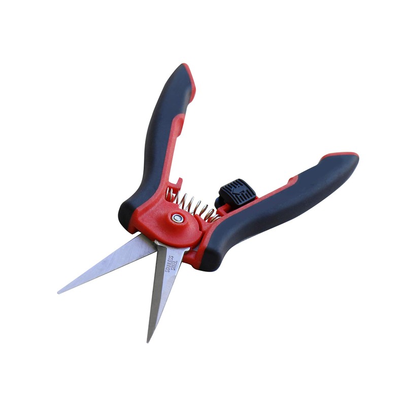 TABOR TOOLS 2-Pack Micro-Tip Pruners with Straight Blades and Fine
