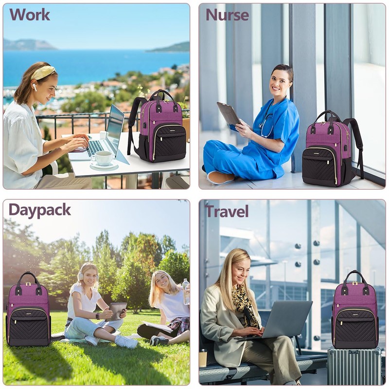 Backpack for Women laptop Bag - Laptop Backpack with USB
