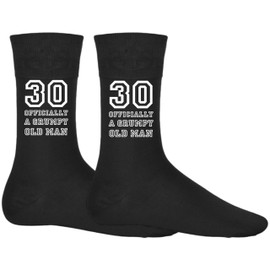 DCG PRINTWEAR Funny 30 Year Old Socks – Born in 1995 Birthday Gift in Black – Gag Socks for Men or Women Turning 32