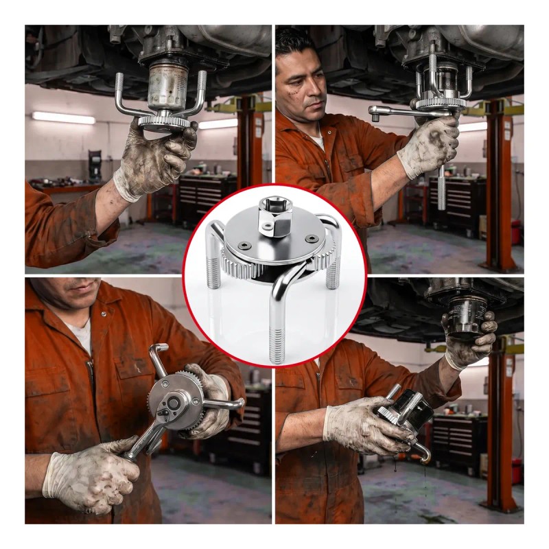 Universal Llave Filtro De Aceite Tipo Araña De 69 A