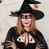 HOWAF 4 Sheets Halloween Face Tattoo Bat Tattoo Face Bat