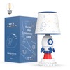 SUREYOND Rocket Lamp,Kids Lamp,Space lamp with E26 Blub & Shade,Space