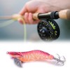 4 pieces shrimp lures, luminous artificial shrimp shape, squid jig