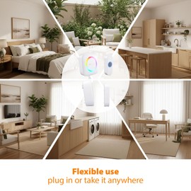 Smartwares Wireless doorbell Set - Portable Chime and Push Button - 300 m Range - 36 melodies - LED Ring - 85 dB - 4 Sound Level & Mute Function - White - PD-4922