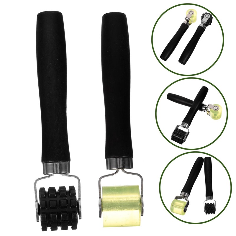 WOONEKY 2pcs Car Noise Insulation Tool Auto Sound Deadening Roller