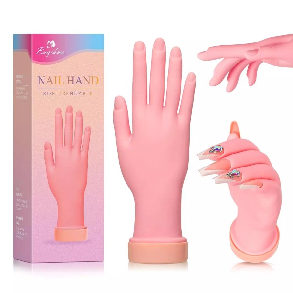 Does not apply Mano de Practica de Uñas Unas Para