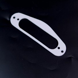 mLaval Guitar Parts PVC Pickup Mounting Ring Plate for Tele Neck Pickup ,1ply White (H04)