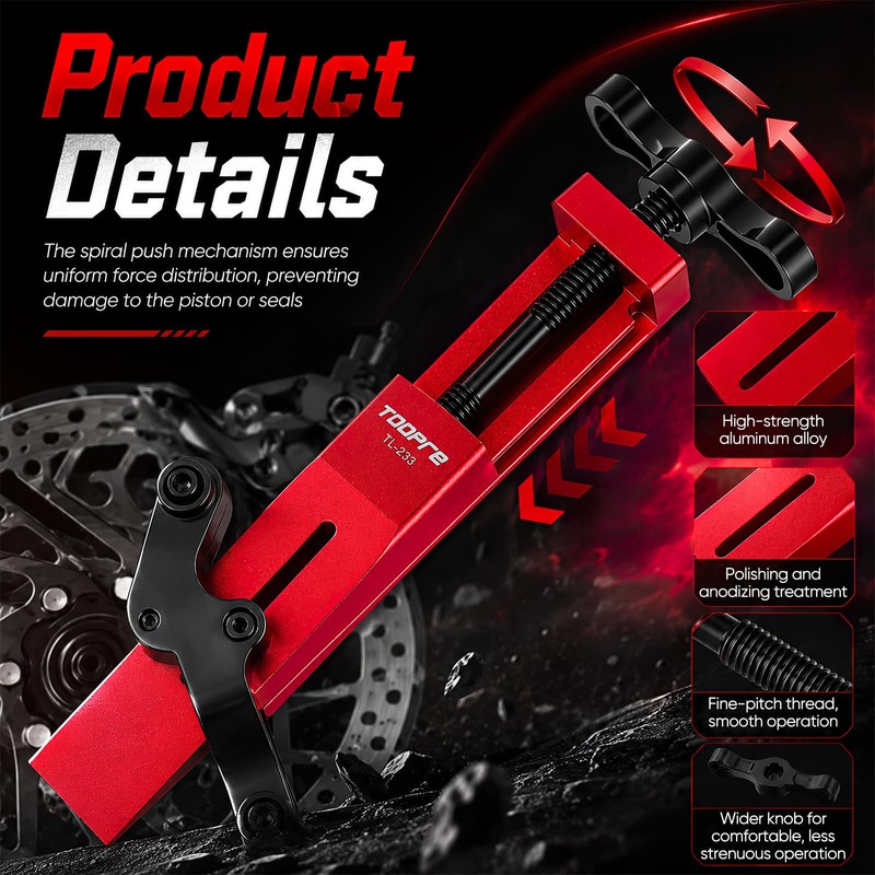 Piston Press Tool for SRAM Brake Caliper, Bike Hydraulic Disc