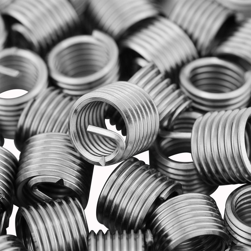 50pcs Stainless Steel Helicoil Inserts with M8 Thread M8 Spiral