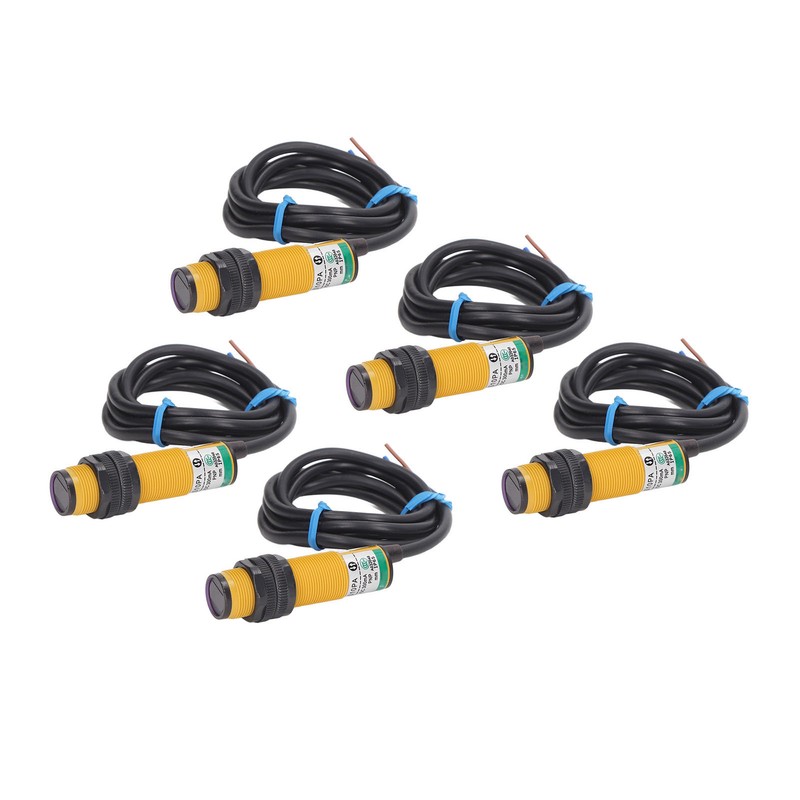 5PCS Infrared Photoelectric Sensor Optoelectronic Switch Diffuse Reflection Type 10‑36VDC