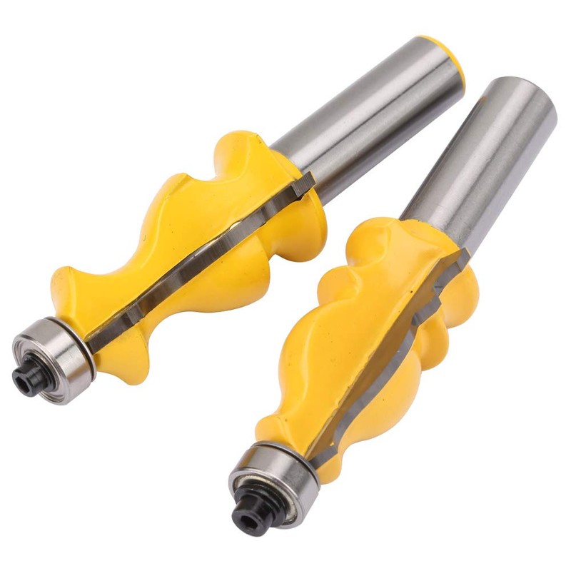 Architectural Router Bit, 1/2 Inch Shank Fishtail Handrail Router Bit