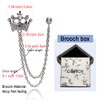 Brooches Pin for Men Shirts Collar Chain Brooch Pin Lapel