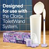 CLOROX Scentiva ToiletWand Toilet Cleaner Refills, Toilet brush, Lavender and