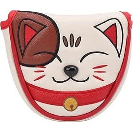 Golf Headcover Putter Cover Mallet for Odyssey 2 Ball Tailor Made Spider Putter Magnetic Husky Akita Dog Koala Cat Cat