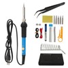 15PCS Set Soldering Iron Set Adjustable Temperature Solder Iron Kit