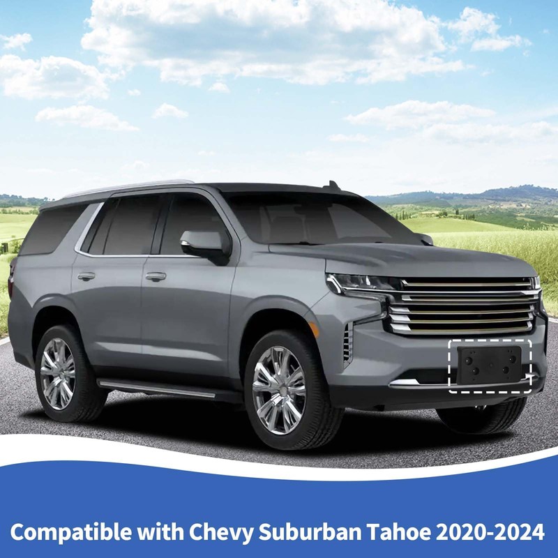 RAZPOY Front License Plate Bracket Holder Mount Frame Compatible with