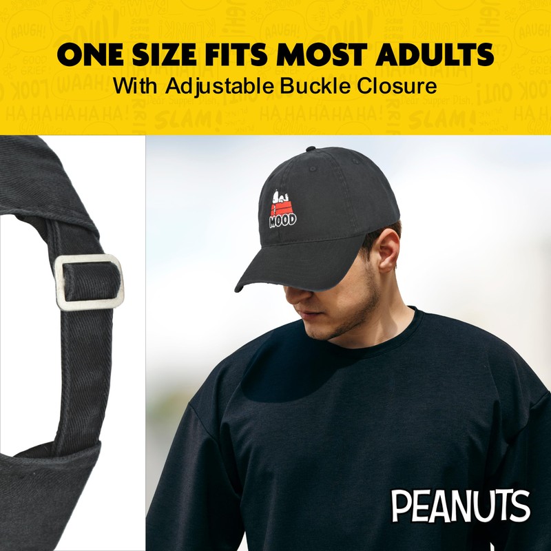 Concept One Peanuts Snoopy - Gorro de béisbol para Adultos