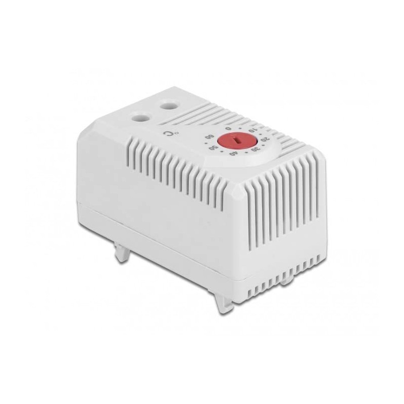 Delock Thermostat with NO contact for top-hat rail