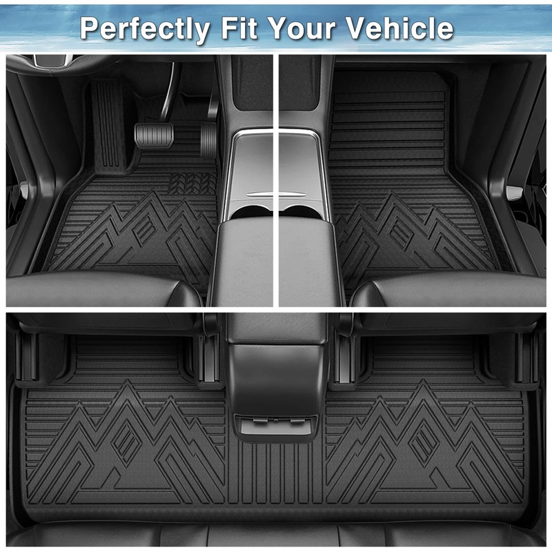 Mixsuper Floor Mats Cargo Liner for Honda Passport 2019-2025, All