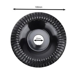 Angle Grinder Wood Carving Disc, 100 mm Wood Grinding Wheel with 22 mm Arbor, Angle Grinder attachments, Pack of 2 Woodworking Tools Polishing for Wood Shaping, Sculpting Disc, Grinding