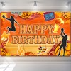 Boao Boao Basketball Happy Birthday Backdrop Banner Boy Basketball Theme