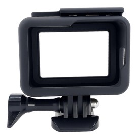 Vidsmow Frame Mount Compatible with GoPro Hero 7/6/5 (2018), Black Action Camera Protective Housing Case with Quick Release Bracket, Top Open Design, Compatible with USB-C and HDMI Ports