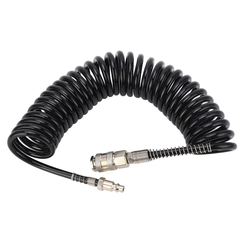 BROLEO Air Compressor Coil Hose, Durable Anti-Kink Recoil Air Hose,