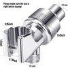 Shower Arm Holder for Handheld Shower Head, Adjustable Mount Bracket,