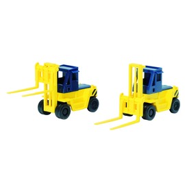 TOMIX 3517 N Gauge Forklift, Yellow, 2 Pieces