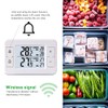 Fridge Thermometer, Freezer Thermometer with 2 Wireless Sensors, Thermometer Indoor