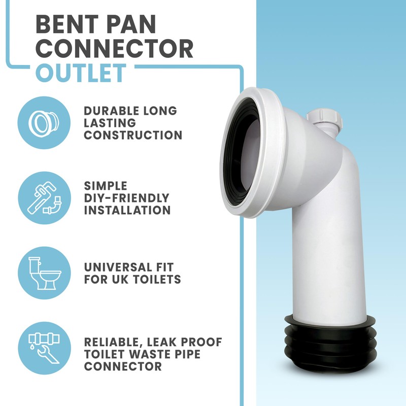 CranPlas | Reliable Toilet Waste Pipe Connector with 32mm Outlet