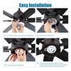 senroyal 4 Inch Ceiling Fan LED Light Replacement 18W 2100LM,