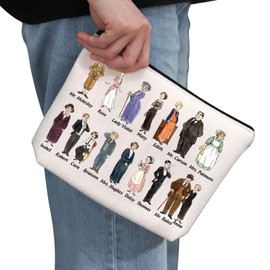 G2TUP TV Show Inspired Gift Mary Edith Makeup Bag Downton A Lover Cosmetic Bag TV Show Character Merch (Mary Edith MB)