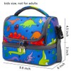 FlowFly Double Decker Cooler Insulated Lunch Bag Large Tote for