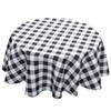 Biscaynebay Fabric Tablecloths Round 70" for Tables' Diameters from 30"