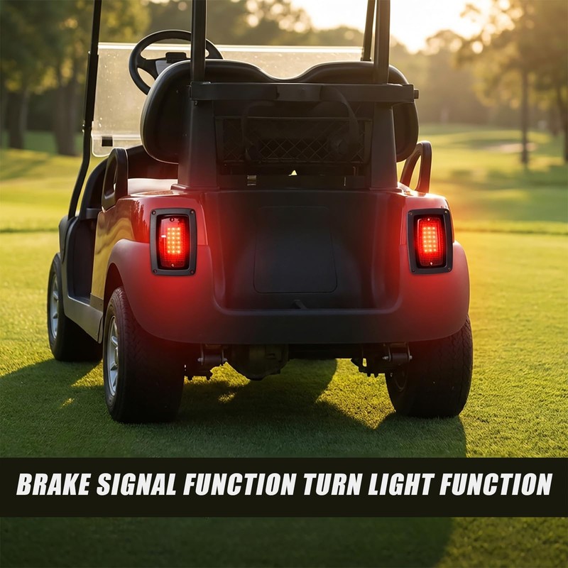 Golf Cart LED Taillights 2PCS - Compatible with Club Car