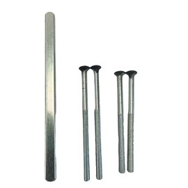 uPVC Door Handle Spindle and Screw Fixing Kit Black M5 x 75 M5 x 85 Door Screws