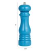 Creative Co-Op Rubberwood Elegance Pepper Mill, Blue