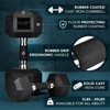 Dumbbell Hex - Rubber Grip - 5lbs - Pair