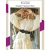 WERFORU Women's Wide Elastic Waist Belt Elegant Fashionable Stretch Waist