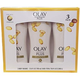 Olay Olay Ultra Moisture Plus Body Wash (Netcount 3 X 23.6 Fl Ounce Net Wt 70.8 Fl Ounce ),